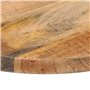 vidaXL Dessus de Table, Dessus de Table de Remplacement, Dessus de Rechange Salle à Manger, Ø 60x2,5 cm Rond Bois Massif de Mang