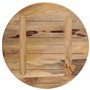 vidaXL Dessus de Table, Dessus de Table de Remplacement, Dessus de Rechange Salle à Manger, Ø 60x3,8 cm Rond Bois Massif de Mang