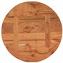 vidaXL Dessus de Table, Plateau de Table, Dessus de Table de Remplacement Salle de Séjour Intérieur, Ø40x3,8 cm Rond Bois Massif