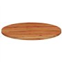 vidaXL Dessus de Table, Plateau de Table, Dessus de Table de Remplacement Salle de Séjour Intérieur, Ø70x3,8 cm Rond Bois Massif