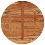 vidaXL Dessus de Table, Plateau de Table, Dessus de Table de Remplacement Salle de Séjour Intérieur, Ø90x2,5 cm Rond Bois Massif