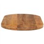 8 cm Ovale Bois Massif de M