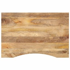 vidaXL Dessus de Bureau avec Courbe 80x60x2
