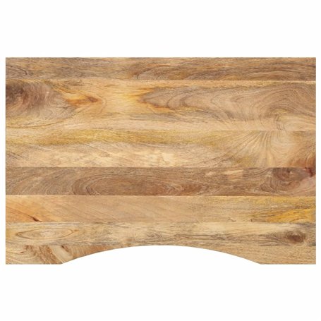 vidaXL Dessus de Bureau avec Courbe 80x60x2
