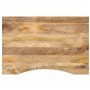 vidaXL Dessus de Bureau avec Courbe 80x60x2