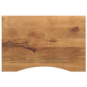 vidaXL Dessus de Bureau avec Courbe 80x50x2