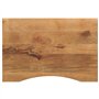 vidaXL Dessus de Bureau avec Courbe 80x50x2