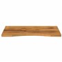 vidaXL Dessus de Bureau avec Courbe 80x50x2,5 cm manguier Massif Brut