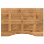 vidaXL Dessus de Bureau avec Courbe 80x50x2,5 cm manguier Massif Brut