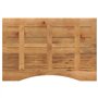 vidaXL Dessus de Bureau avec Courbe 80x60x2,5 cm manguier Massif Brut