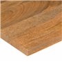 vidaXL Dessus de Bureau avec Courbe 80x60x2,5 cm manguier Massif Brut