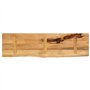vidaXL Dessus de Table 100x40x2,5 cm Bord Vivant Bois Massif manguier, Dessus de Table en Bois, Dessus de Table d'appoint, Dessu