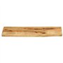 vidaXL Dessus de Table 80x20x3,8 cm Bord Vivant Bois Massif manguier, Dessus de Table en Bois, Dessus de Table d'appoint, Dessus