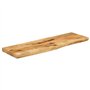 8 cm Bord Vivant Bois Massif manguier