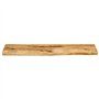 vidaXL Dessus de Table 100x20x3,8 cm Bord Vivant Bois Massif manguier, Dessus de Table en Bois, Dessus de Table d'appoint, Dessu