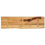 vidaXL Dessus de Table 100x20x3,8 cm Bord Vivant Bois Massif manguier, Dessus de Table en Bois, Dessus de Table d'appoint, Dessu