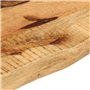 vidaXL Dessus de Table 100x20x3,8 cm Bord Vivant Bois Massif manguier, Dessus de Table en Bois, Dessus de Table d'appoint, Dessu
