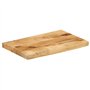 8 cm Bord Vivant Bois Massif manguier