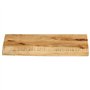 vidaXL Dessus de Table 50x30x3,8 cm Bord Vivant Bois Massif manguier, Dessus de Table en Bois, Dessus de Table d'appoint, Dessus