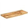 8 cm Bord Vivant Bois Massif manguier