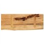 vidaXL Dessus de Table 80x30x3,8 cm Bord Vivant Bois Massif manguier, Dessus de Table en Bois, Dessus de Table d'appoint, Dessus