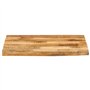 vidaXL Dessus de Table 40x40x3,8 cm Bord Vivant Bois Massif manguier, Dessus de Table en Bois, Dessus de Table d'appoint, Dessus
