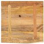 vidaXL Dessus de Table 40x40x3,8 cm Bord Vivant Bois Massif manguier, Dessus de Table en Bois, Dessus de Table d'appoint, Dessus