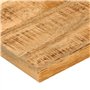 vidaXL Dessus de Table 40x40x3,8 cm Bord Vivant Bois Massif manguier, Dessus de Table en Bois, Dessus de Table d'appoint, Dessus