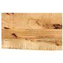 vidaXL Dessus de Table 50x40x3,8 cm Bord Vivant Bois Massif manguier, Dessus de Table en Bois, Dessus de Table d'appoint, Dessus