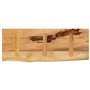 vidaXL Dessus de Table 90x40x3,8 cm Bord Vivant Bois Massif manguier, Dessus de Table en Bois, Dessus de Table d'appoint, Dessus