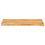 vidaXL Dessus de Table à Bord Vivant 90x20x2,5 cm Bois Massif manguier