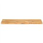 vidaXL Dessus de Table à Bord Vivant 100x20x2,5cm Bois Massif manguier