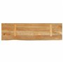 vidaXL Dessus de Table à Bord Vivant 100x20x2,5cm Bois Massif manguier
