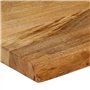 vidaXL Dessus de Table à Bord Vivant 70x40x2,5 cm Bois Massif manguier, Dessus de Table en Bois, Dessus de Table d'appoint, Dess