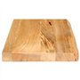 vidaXL Dessus de Table à Bord Vivant 40x20x3,8 cm Bois Massif manguier, Dessus de Table en Bois, Dessus de Table d'appoint, Dess
