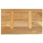 vidaXL Dessus de Table à Bord Vivant 50x20x3,8 cm Bois Massif manguier, Dessus de Table en Bois, Dessus de Table d'appoint, Dess