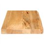 vidaXL Dessus de Table à Bord Vivant 40x30x3,8 cm Bois Massif manguier, Dessus de Table en Bois, Dessus de Table d'appoint, Dess