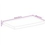 vidaXL Dessus de Table à Bord Vivant 40x20x2,5 cm Bois Massif manguier
