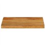 vidaXL Dessus de Table à Bord Vivant 40x20x2,5 cm Bois Massif manguier