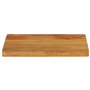vidaXL Dessus de Table à Bord Vivant 60x20x2,5 cm Bois Massif manguier