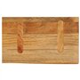 vidaXL Dessus de Table à Bord Vivant 60x20x2,5 cm Bois Massif manguier