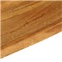 vidaXL Dessus de Table à Bord Vivant 60x20x2,5 cm Bois Massif manguier
