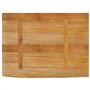 vidaXL Dessus de Table à Bord Vivant 70x60x2,5 cm Bois Massif manguier