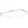 vidaXL Dessus de Table à Bord Vivant 40x30x3,8 cm Bois Massif manguier