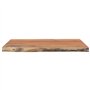 vidaXL Dessus de Table 60x60x2,5 cm carré Bois Massif Acacia, Dessus de Table carré, Dessus de Table à Manger, Planche de Rempla
