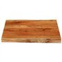 Dessus de table 60x60x3,8 cm carré bois massif d acacia