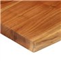 Dessus de table 60x60x3,8 cm carré bois massif d acacia