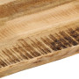 vidaXL Dessus de Table Bord Vivant 60x60x2,5 cm Bois de manguier Brut, Dessus de Table en Bois, Dessus de Table d'appoint, Dessu