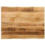 vidaXL Dessus de Table Bord Vivant 70x60x2