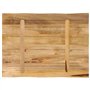 vidaXL Dessus de Table Bord Vivant 70x60x2,5 cm Bois de manguier Brut, Dessus de Table en Bois, Dessus de Table d'appoint, Dessu